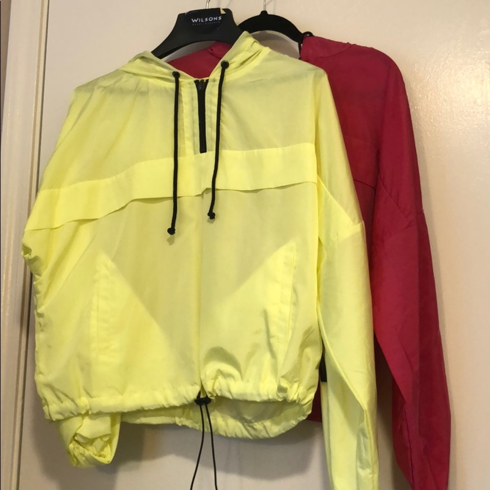 NEON RAIN JACKETS- NEW WITH TAGS